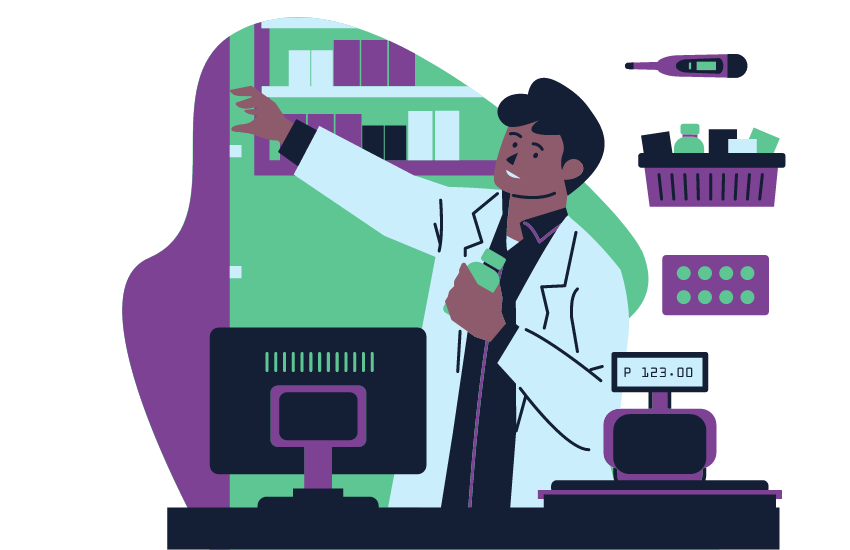 MINIMA horeca detailhandel sector animatietekening