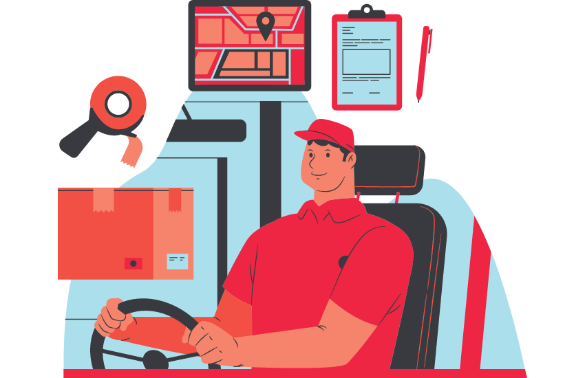 MINIMA groothandel distributie sector animatietekening