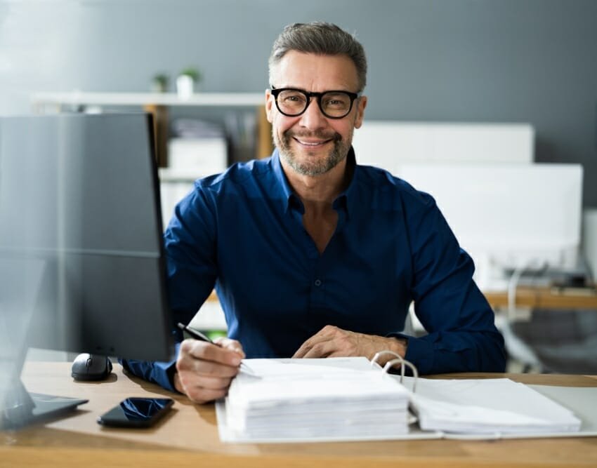 Tevreden boekhouder als klant van MINIMA